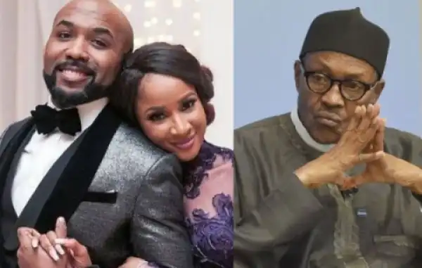 Adesua Etomi & Banky W React To Claim Of Banky Being Paid To Promote Buhari